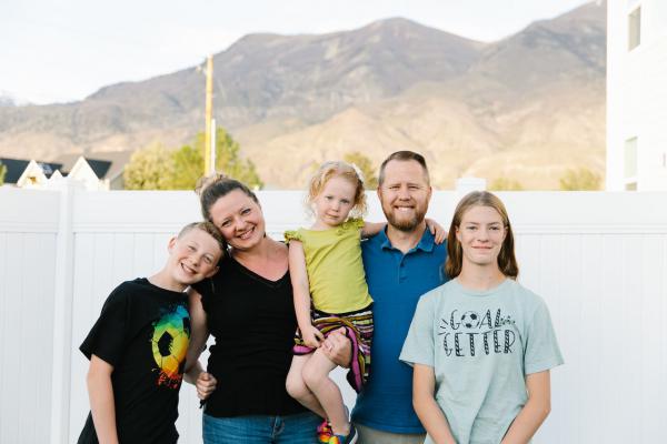 April Rosenthal and family